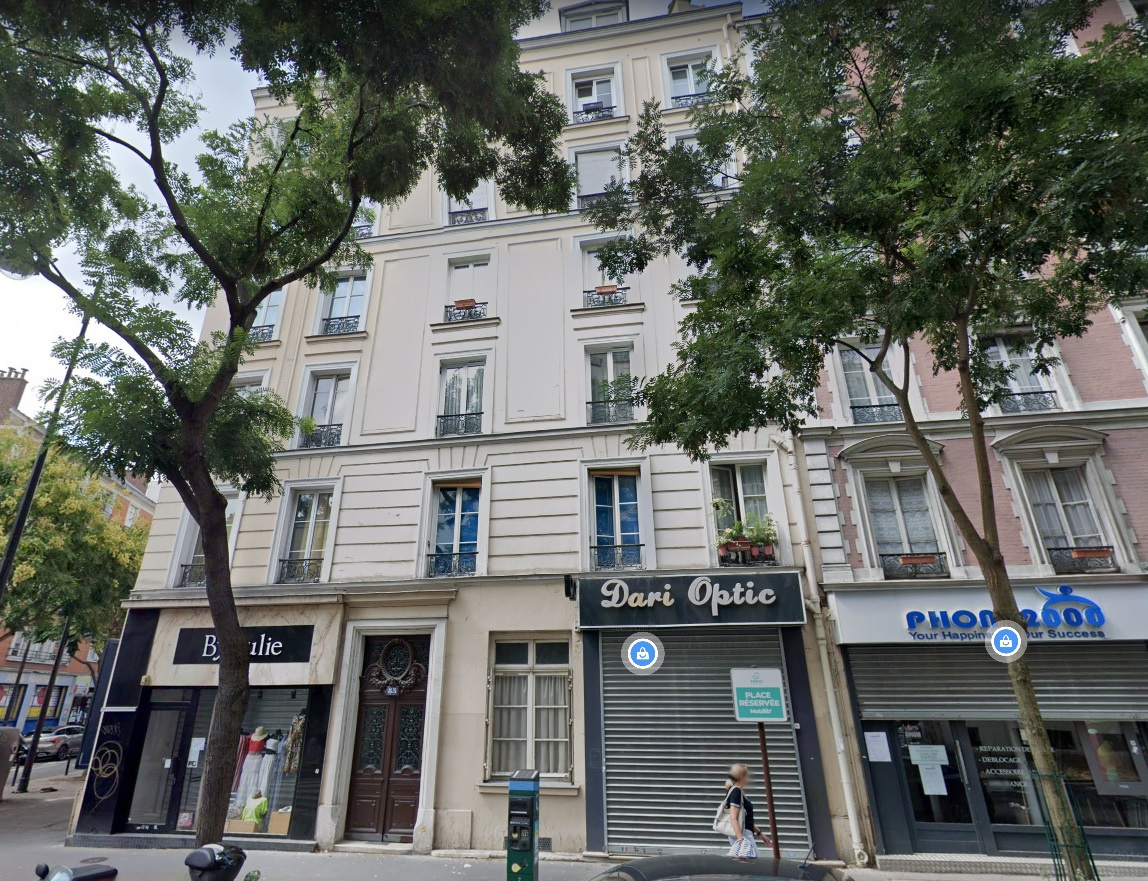 location 2 Pièces loué vide Rue